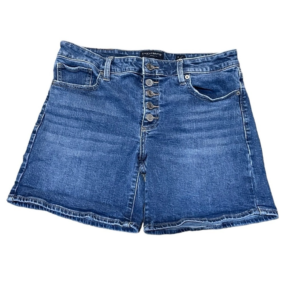 Lucky Brand The Roll Up Denim Shorts Size 8/29